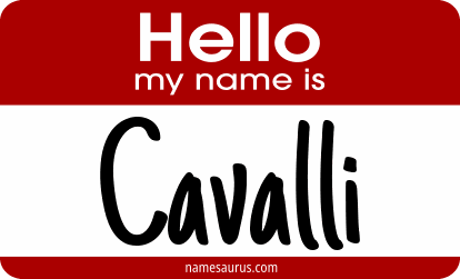 Hello my name is Cavalli png download
