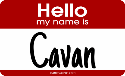 Hello my name is Cavan png download