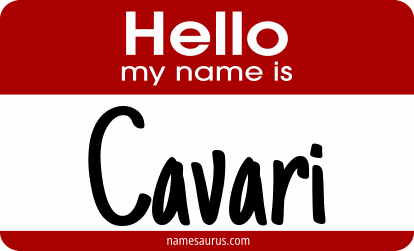Hello my name is Cavari png download
