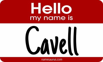 Hello my name is Cavell png download