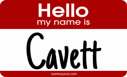 Hello my name is Cavett png download