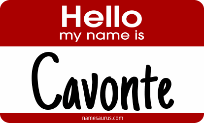 Hello my name is Cavonte png download