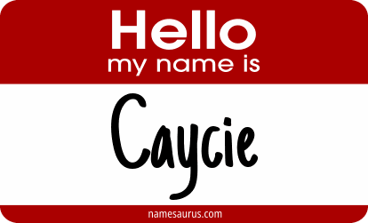 Hello my name is Caycie png download