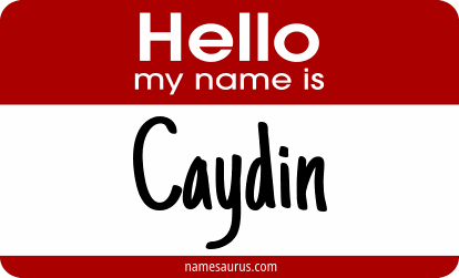 Hello my name is Caydin png download