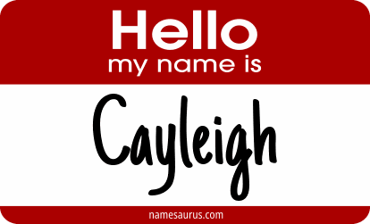 Hello my name is Cayleigh png download
