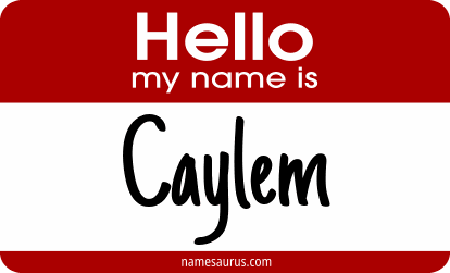 Hello my name is Caylem png download