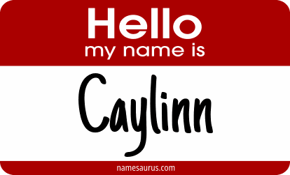 Hello my name is Caylinn png download