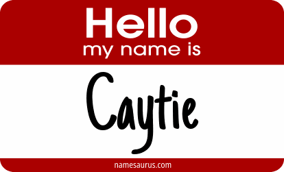 Hello my name is Caytie png download