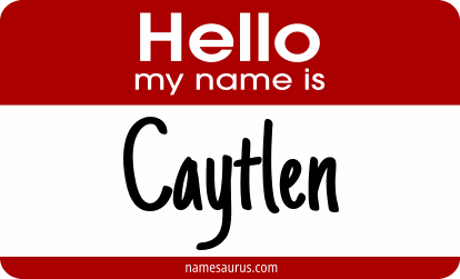 Hello my name is Caytlen png download