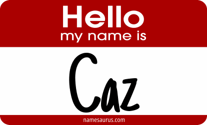 Hello my name is Caz png download