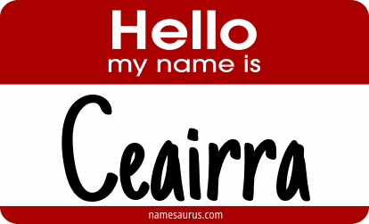 Hello my name is Ceairra png download