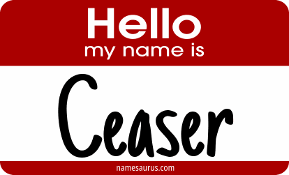 Hello my name is Ceaser png download