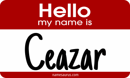 Hello my name is Ceazar png download