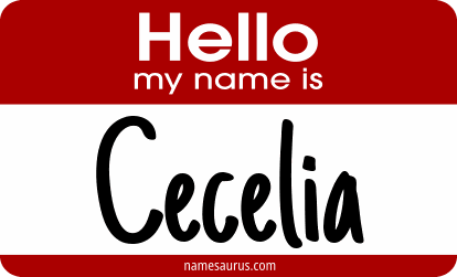 Hello my name is Cecelia png download