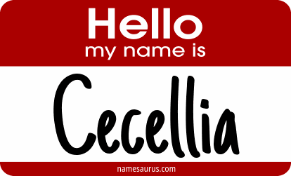 Hello my name is Cecellia png download