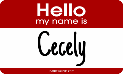 Hello my name is Cecely png download
