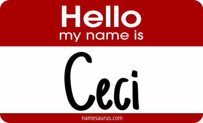 Hello my name is Ceci png download