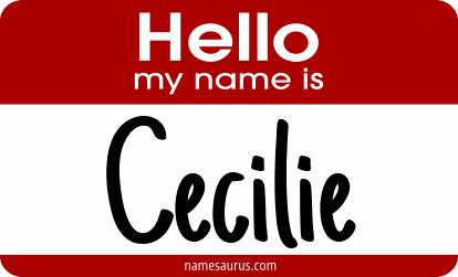 Hello my name is Cecilie png download