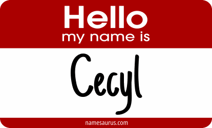 Hello my name is Cecyl png download