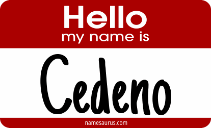 Hello my name is Cedeno png download
