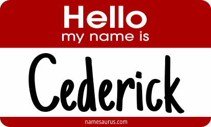 Hello my name is Cederick png download