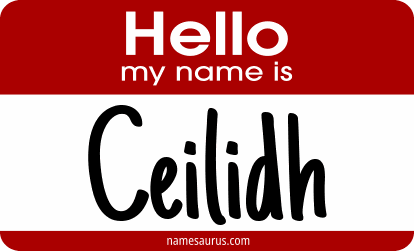 Hello my name is Ceilidh png download