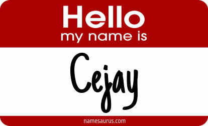 Hello my name is Cejay png download