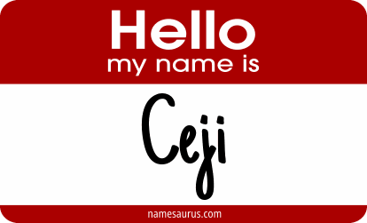 Hello my name is Ceji png download