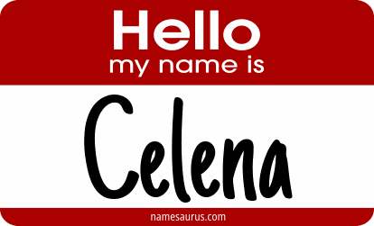Hello my name is Celena png download