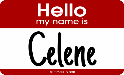 Hello my name is Celene png download