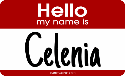 Hello my name is Celenia png download