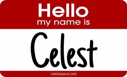 Hello my name is Celest png download