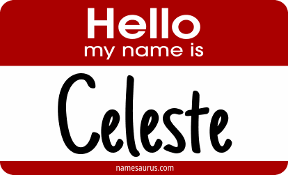 Hello my name is Celeste png download