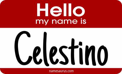 Hello my name is Celestino png download