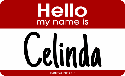 Hello my name is Celinda png download