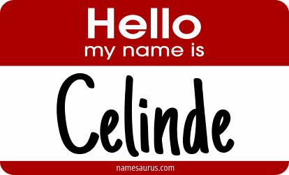 Hello my name is Celinde png download