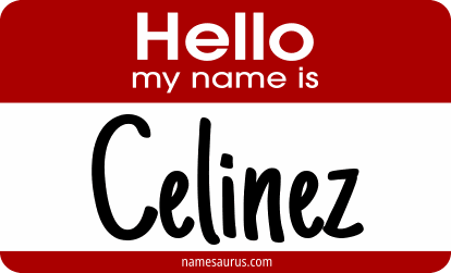 Hello my name is Celinez png download