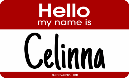 Hello my name is Celinna png download