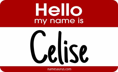 Hello my name is Celise png download