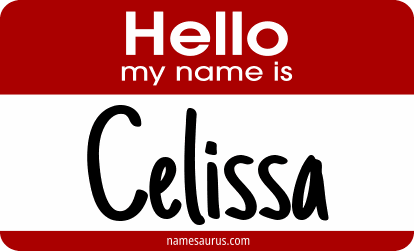 Hello my name is Celissa png download