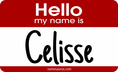 Hello my name is Celisse png download