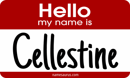 Hello my name is Cellestine png download