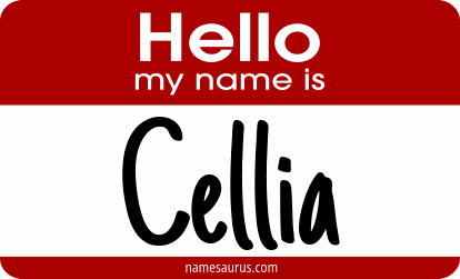 Hello my name is Cellia png download