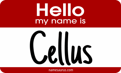 Hello my name is Cellus png download