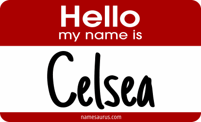 Hello my name is Celsea png download