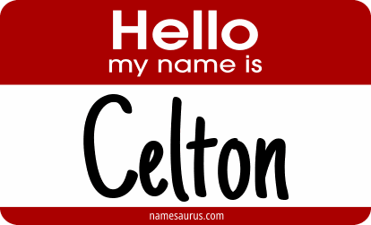 Hello my name is Celton png download
