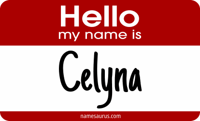 Hello my name is Celyna png download