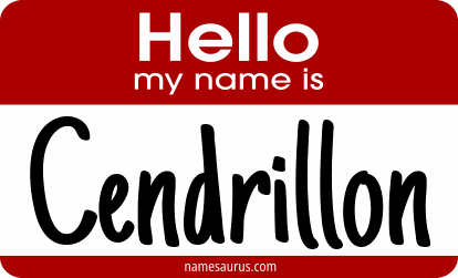 Hello my name is Cendrillon png download