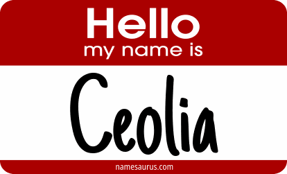 Hello my name is Ceolia png download