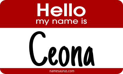 Hello my name is Ceona png download